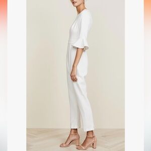 Black Halo Brooklyn White Jumpsuit Romper 4